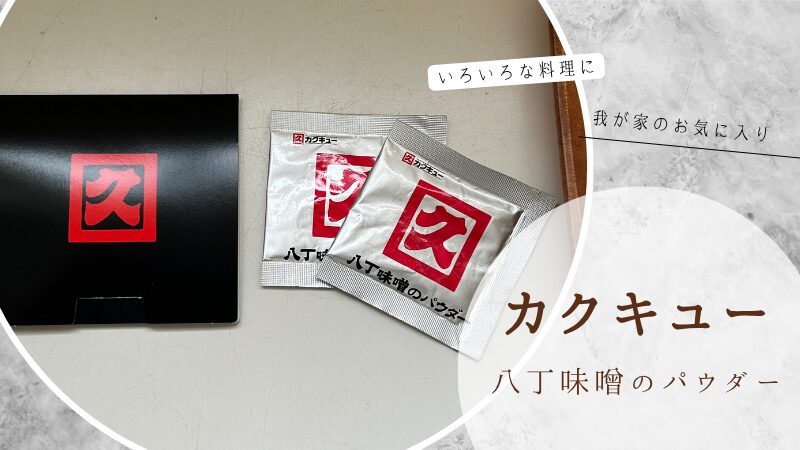 カクキューの八丁味噌のパウダー(小分けパック)